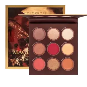 Cek Halal Colorrose Nine-Color Eyeshadow Palette Smoked Rose CR-712 BPOM