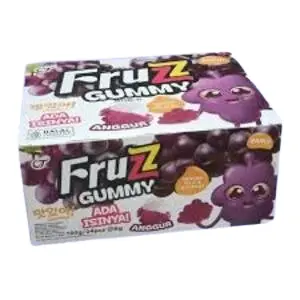Cek Halal Fruzz Kembang Gula Lunak Jeli Rasa Anggur BPOM