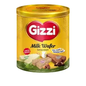 Cek Halal Gizzi Wafer Krim Aneka Rasa (Cokelat, Kurma, Matcha) BPOM