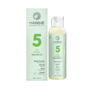 Cek Halal Habbie White Tea Aromatic Telon Oil BPOM