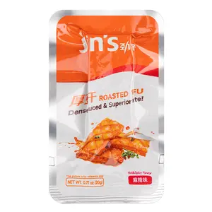Cek Halal Jins Tahu Semi Kering Rasa Pedas (Roasted Tofu Hot & Spicy Flavor) BPOM