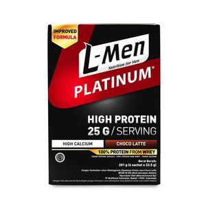 Cek Halal L-men Pangan Tambahan Olahragawan Tinggi Energi Protein Rasa Choco Latte BPOM