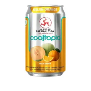 Cek Halal Larutan Cap Kaki Tiga Cooltopia Melon Orange BPOM