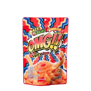 Cek Halal Lianggui Olahan Tepung Konnyaku Siap Konsumsi Rasa Asam Pedas (Sour and Spicy Flavor) BPOM