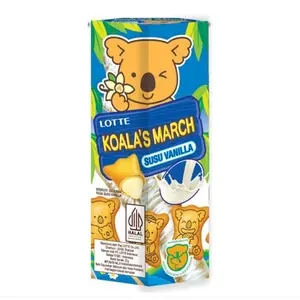 Cek Halal Lotte - Koalas March Biskuit Isi Krim Rasa Susu Vanilla BPOM