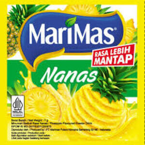 Cek Halal Marimas Minuman Serbuk Rasa Nanas dengan Sensasi Dingin Tropical Fruit Cooling Flavoured Powder Drink BPOM