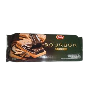 Cek Halal Monde Bourbon Gandum (Biskuit Gandum Lapis Krim Rasa Cokelat) BPOM
