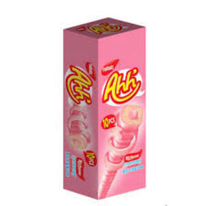 Cek Halal Nabati Ahh Makanan Ringan Ekstrudat Salut Krim Rasa Keik Stroberi Keju BPOM