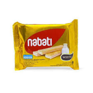 Cek Halal Nabati White Wafer Krim Rasa Susu Vanila BPOM
