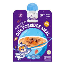 Cek Halal Noolie Dha Porridge Meal Beef & Carrot Flavour BPOM