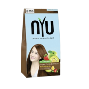 Cek Halal Nyu Creme Hair Colour, Golden Brown BPOM