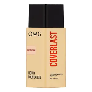 Cek Halal OMG Oh My Glam Coverlast Liquid Foundation 10N Porcelain BPOM
