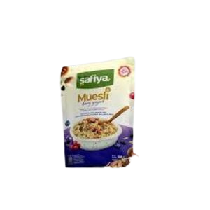 Cek Halal Safiya Sereal Siap Santap Rasa Blueberry Dan Yogurt (Muesli Berry Yogurt Flavour) BPOM