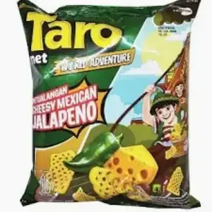 Cek Halal Taro Net Makanan Ringan Rasa Keju Jalapeno Meksiko BPOM