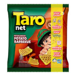 Cek Halal Taro Net Makanan Ringan Rasa Kentang Barbekyu BPOM