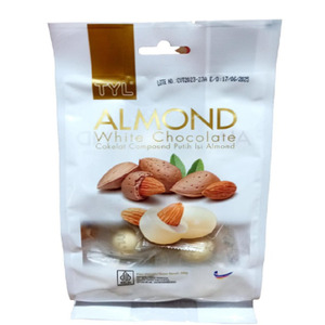 Cek Halal Teyishi Cokelat Imitasi Putih Dengan Kacang Almond (Crispy Almond Chocolate Milk Flavor) BPOM