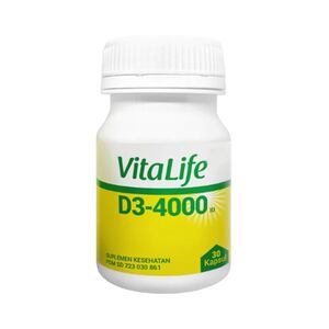 Cek Halal Vitalife D3-4000 IU BPOM