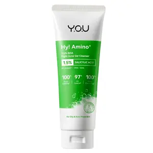 Cek Halal Y.O.U Hy! Amino+ 1.5% BHA Fight Acne Gel Cleanser BPOM