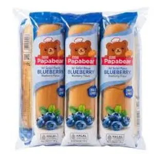 Cek Haal Papabear Roti Isi Selai Rasa Blueberry BPOM