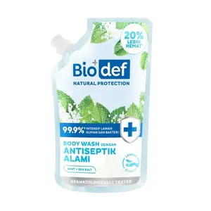 Cek Halal Biodef Natural Protection Mint + Sea Salt Body Wash BPOM