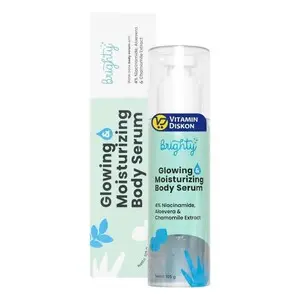 Cek Halal Brighty Glowing & Moisturizing Body Serum 4% Niacinamide, Aloevera & Chamomile Extract BPOM