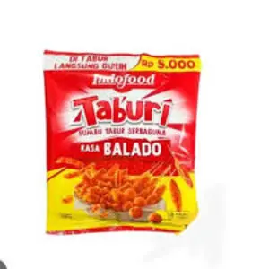 Cek Halal Indofood Taburi Bumbu Tabur Serbaguna Rasa Balado BPOM