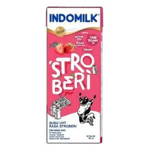 Cek Halal Indomilk Susu Uht Rasa Stroberi BPOM
