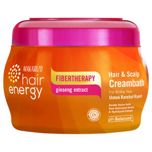 Cek Halal Makarizo Hair Energy Fibertherapy Hair & Scalp Creambath Ginseng Extract BPOM