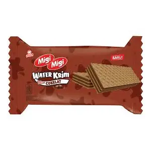 Cek Halal Migi Migi Wafer Krim Rasa Cokelat BPOM