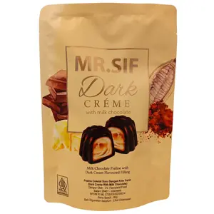 Cek Halal Mr.Sif Praline Cokelat Susu Dengan Krim Susu (Milk Creme With Milk Chocolate) BPOM