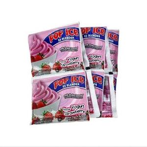 Cek Halal Pop Ice Minuman Serbuk Rasa Susu Yogurt Stroberi BPOM