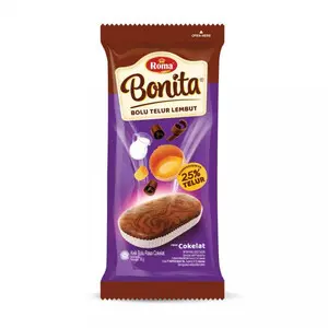 Cek Halal Roma Bonita Keik Bolu Isi Krim Rasa Cokelat BPOM