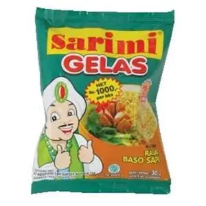 Cek Halal Sarimi - Gelas Mi Instan Rasa Baso Sapi BPOM