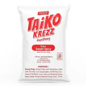 Cek Halal Taiko Krezz Chips Makanan Ringan Ekstrudat Rasa Sapi Panggang BPOM