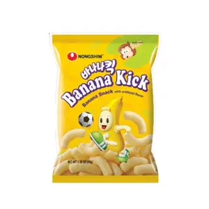 Cek Halal Nongshim Makanan Ringan Ekstrudat Rasa Pisang (Banana Kick) BPOM