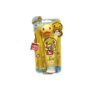 Cek Halal B.duck Baby Kids Oral Care Set - Toothpaste Orange BPOM