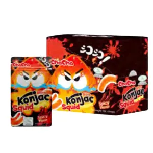Cek Halal ChaCha Makanan Ringan Bentuk Cumi Rasa Pedas Asam (Konjac Slices with Squid - Shape (Spicy and Sour Flavor)) BPOM
