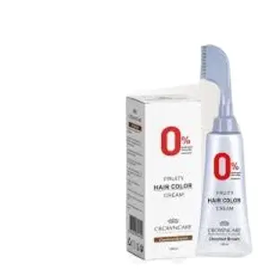 Cek Halal Crowncare Fruity & Keratin Hair Color Comb-Chestnut Brown BPOM