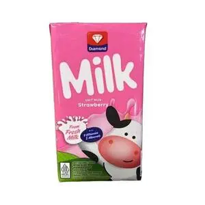 Cek Halal Diamond Susu UHT Rasa Stroberi (UHT Milk Strawberry) BPOM