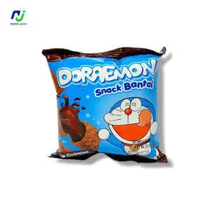 Cek Halal Doraemon Makanan Ringan Ekstrudat Rasa Cokelat Bentuk Bantal BPOM