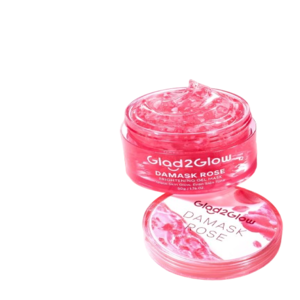 Cek Halal Glad2glow Damask Rose Brightening Gel Mask BPOM
