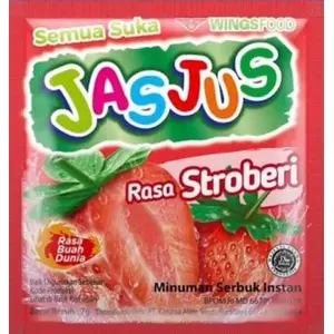 Cek Halal Jasjus Minuman Serbuk Instan rasa Stroberi BPOM