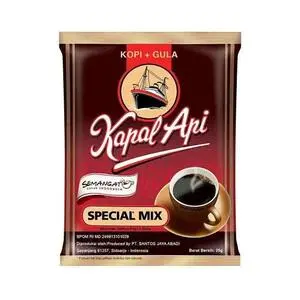 Cek Halal Kapal Api Minuman Serbuk Kopi + Gula BPOM