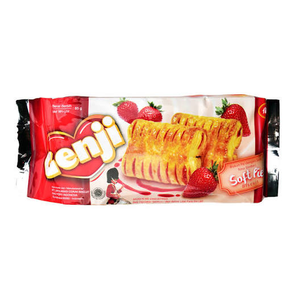 Cek Halal Monde - Genji Biskuit Pai dengan Selai Rasa Stroberi (Soft Pie Biscuit) BPOM