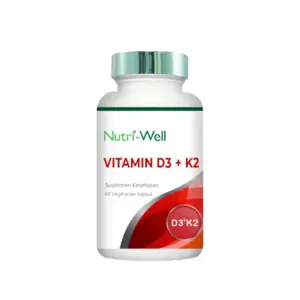 Cek Halal Nutriwell Vitamin D3 + K2 BPOM