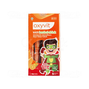 Cek Halal Oxyvit Kidz Herbal Drink Rasa Orange Berry BPOM