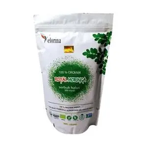 Cek Halal Royal Moringa Tepung Daun Kelor Organik (Halus) BPOM