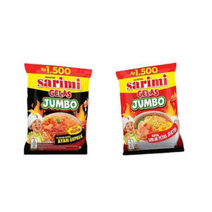 Cek Halal Sarimi - Gelas (Jumbo) Mi Instan Rasa Seblak BPOM