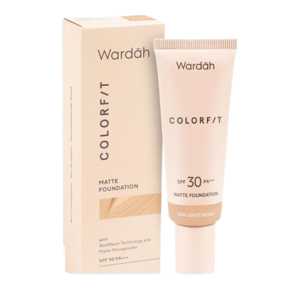 Cek Halal Wardah Colorfit Matte Foundation 22N Light Ivory BPOM