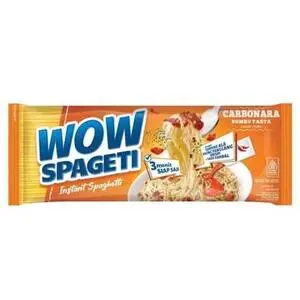 Cek Halal Wow Spaghetti (Pasta Instan Rasa Creamy Carbonara) BPOM